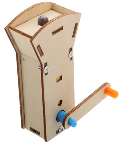MAJORMENCH Handkurbel Taschenlampe Selbstgemacht Stromerzeugungsmodell aus Kunststoff Tragbare LED Notleuchte für Camping und Outdoor Lernspielzeug für Erwachsene