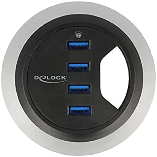 USB-HUB 62868 Delock 4-Port USB3.0 Tischeinbau