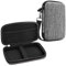 Fintie Tasche für Fujifilm Instax Mini Link 2 / Mini Link - Premium Starke Hartschalen Fotodrucker Tragen Fall Tragetasche Etui für HP Sprocket Plus/Select, Stoff Grau