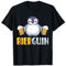 Bierguin der lustige Pinguin Biertrinker Bierparty Bier T-Shirt