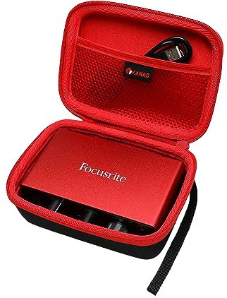 XANAD Hard Case for Focusrite Scarlett Solo 3rd Gen USB Audio Interface