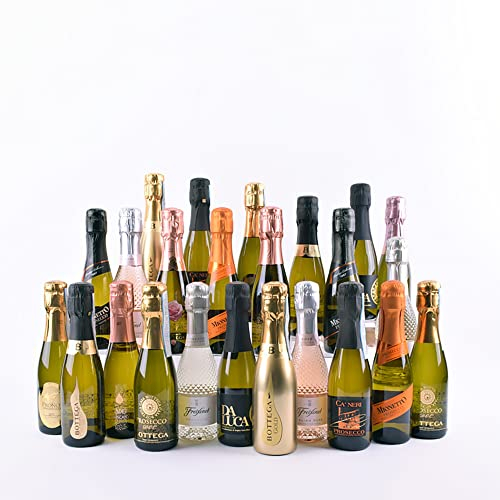 Thornton & France Sparkling Wine Party Pack With 24 Mini Bottles of Bubbly (24 x 20cl)