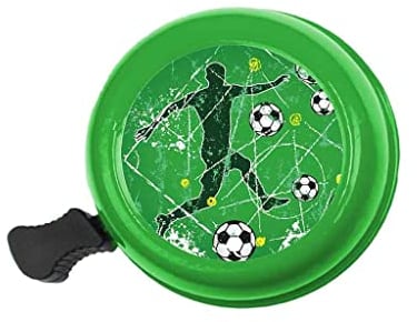 bb Klostermann Fahrradklingel Fußball grün 55 mm - bbeBells 52418 - Glocke Klingel Läute Schelle