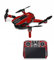 Skins4u Aufkleber Folierung Skin Premium Schutz Folie kompatibel mit DJI Mini 3 Pro + 4x Akku + Controller Skins & Wraps Roter Baron