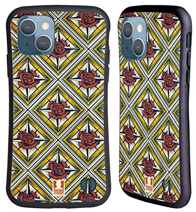 Head Case Designs Modèle De Rose Boussole Coque Hybride Compatible avec Apple iPhone 13