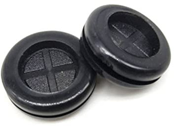 NOYOTA Passacavo in Gomma, Passacavi da scrivania, Passacavi in ​​Gomma a Doppia Faccia Guarnizione in Gomma 4 Pezzi 90X100mm (Color : 2pcs, Size : 25X30mm)