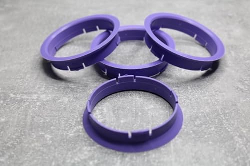 Zentrierringe Distanzringe 63,3 mm x 60,1 mm lila für Alufelgen