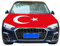 Autohaubenabdeckung mit Türkei-Flagge, 1,2 x 152 cm, elastische Stoffe, kann gewaschen werden, für Motorhaube, Banner, Flagge für Dekoration, Veranstaltungsartikel