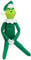 Fehodun Grinch PlüSchtier Grinch Elf mit Weihnachtsmütze Weihnachtself Puppe Weihnachtsdeko with Red and Green füR Haus Dekoration