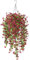 Fall Flowers Artificial for Decoration,Artificial Hanging Flowers for Outdoors,Realistic Faux Daisy Baskets Fake Plants,Autumn Fall Leaves Garden Thanksgiving Front Porch Courtyard Patio (brown)
