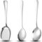Cucchiaio da portata da 3 pezzi, cucchiai da portata, set grande, cucchiaio da cucina, cucchiaio da cucina, per servire la cucina, il ristorante, il banchetto