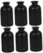 Milisten 6St Balkonvase The Office büroradio sähmachine Home Dekoration Planter Mini-Vers-Pflanzen Schreibtisch Pflanzgefäße aus Zink einfache Pflanzentöpfe Pflanztöpfe aus Keramik Black