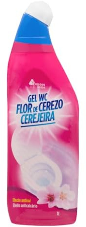 Limpiador de inodoro de gel con flor de cerezo, 4 unidades