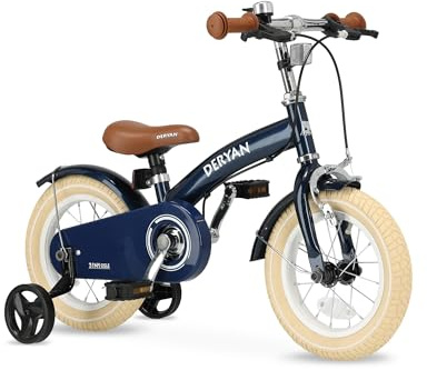 DERYAN Kids Bike 12/14/16 Inch | 3-in-1 Balance Bike | Bike with Adjustable Seat and Handlebar | Removable Pedals | Kids Bike for Boys and Girls