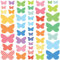DECOWALL DW-1613 Süße Schmetterlinge Tiere Wandtattoo Wohnzimmer Schlafzimmer Kinderzimmer