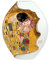 Goebel - Vase Der Kuss - Gustav Klimt - Porzellan mit Echtgold - Höhe 30 cm