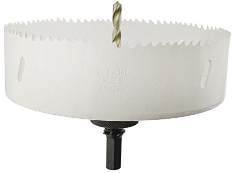 152mm HSS Hole Saw Holesaw Bi-Metal Blade Cutter Drill and Drill Adaptor Arbor