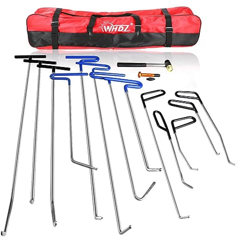 WHDZ PDR Stangen Auto Karosserie Dent Repair Tools Paintless Dent Hail Schäden Removal Tools Door Ding Remover Side Hammer Glue Puller for Ding Dent Repair