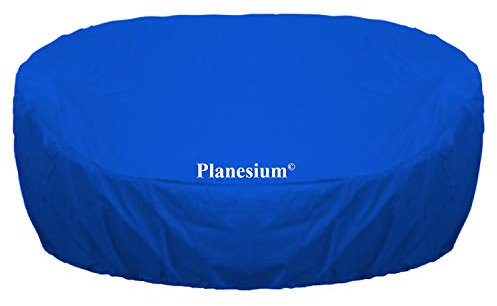 Holi Europe Premium Sonneninsel Abdeckung Schutzhülle Abdeckplane Rund Ø250cm x 85cm Blau