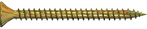 Original Jet-Fast Universalschrauben 4,0 x 25 mm Senkkopf, Vollgewinde, Torx Antrieb, Gelb verzinkt 1000 Stück