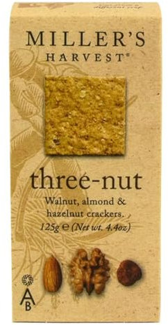 Artisan Biscuits Tre cracker per noci, 125 g, l'imballaggio può variare