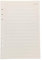 Nachfüllpapier/Lose Blätter für 8,5 Zoll A5 6-Loch-Abdeckung Runder Ringansicht Binder Aktenordner (A5 ToDo Refill Paper BW, 1 Package)