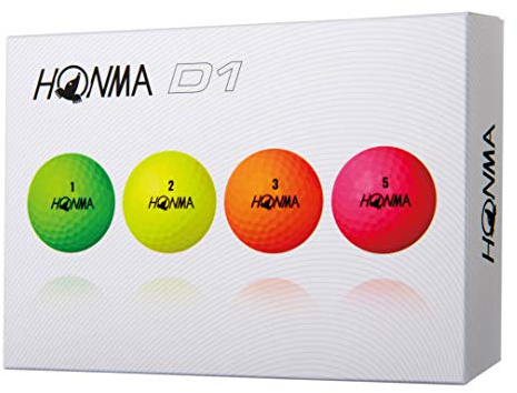 Honma Golfball, D1, mehrfarbig, Japan-Import