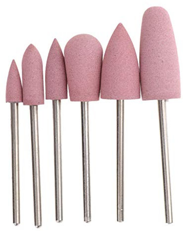 MagiDeal 6x Embouts de Ponçage en Céramique Lime à Ongles Fraise Pour Ponceuse à Ongles de Forets électriques, 03