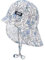 Döll Baby-Jungen Bindemütze mit Schirm und Nackenschutz Mütze, Blau (Dream Blue 3510), (Herstellergröße: 39)