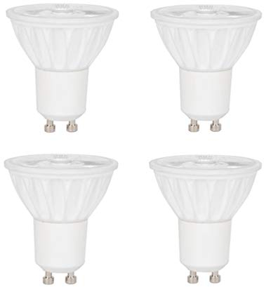 Paquete de 4 bombillas LED WiFi Smart Alexa GU10 de 5 W, regulable blanco cálido y blanco frío (2700-6500 k), compatible con Alexa, Google Assistant, teléfono inteligente