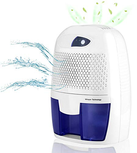 Funkeen Portable Dehumidifier 500ML Mini Air Dehumidifier Cleaner Small Moisture Absorbers Remove Damp, Mould for Home, Bedroom, Wardrobe, Bathroom, Caravan, Garage, No Need Refill