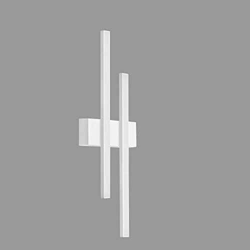 Telefunken - LED Außenwandleuchte, Außenwandlampe 2-flammig, 8 Watt, 960 Lumen, 4.000 Kelvin, IP44, Weiß, 470x155x42mm