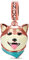 GNOCE Shiba Inu Charms Anhänger Sterling Silber Roségold Tier Beads Charm Fit Armband/Halskette Modeschmuck Geschenk für Frauen Mädchen Hund Liebhaber