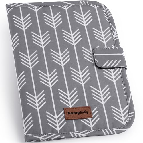 HOMYBABY® Gravidanza portadocumenti - Cartellina gravidanza portadocumenti - Custodia libretto sanitario pediatrico, cartella gravidanza, passaporti - Porta libretto sanitario (Arrows)