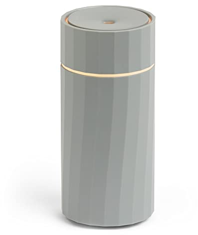 Made By Zen Nomad Grey Aroma Diffuser | Ätherisches und Duftöl Diffusor & Mini Luftbefeuchter für Zuhause | Perfekt für Aromatherapie und Raumduft