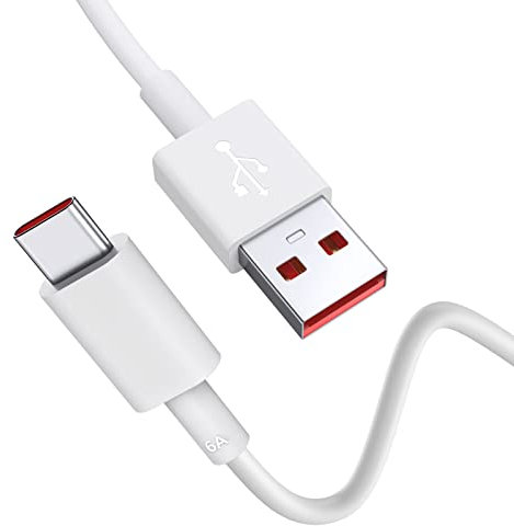 ACOCOBUY 6A Cavo USB C 2m, 120W Ricarica Turbo per Xiaomi 14/13T/12T/11T Pro, Cavo USB di Tipo C Ricarica Rapida per Redmi Note 13/12/11/11 Pro/11S/10 Pro/10S/13C/POCO F3/X3/X4/F5/X5/X6 Pro/Mi Pad 6/5