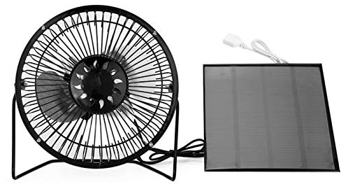 Mini ventilateur solaire, ventilateur USB Ventilateur portable Ventilateur de refroidissement Ventilateur à énergie solaire Ventilateur solaire de camping en plein Ventilateur solaire de