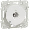 Schneider Electric - Odace - Prise TV simple - Fixation par vis, Antibacterien - S500445