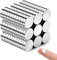 50 Stück Kühlschrankmagnete, Kleine Magnete zum Basteln, Whiteboard Magnete, Runde Magnet, Büromagnete, Winzige Magnet für Bauen, Foto, Postkarte, Werkzeuge - 8 x 2 mm