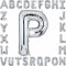 Folienballon Buchstaben 40Zoll Luftballon Silber Luftballons Alphabet Große Mylar Folie Helium Brief Luftballons Geburtstag Hochzeit Babyparty Silvester Dekoration Jubiläumsdekorationen (Buchstabe P)