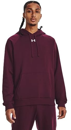 Under Armour UA Rival Fleece Hoodie, Red, XL