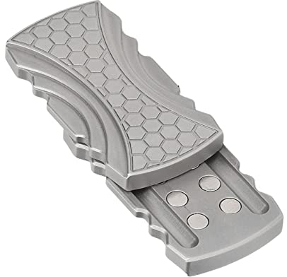 Metall Fidget Slider Spielzeug, Magnetisches Edelstahl Zappelspielzeug, EDC Metall Poker Fidget Slider, Angst Stressabbau Push Card Slider Sensorisches Spielzeug, Schreibtischspielzeug Geschenke