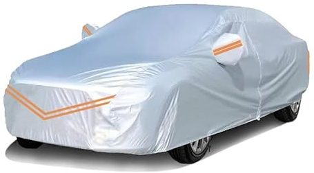 Auto Abdeckplane für Opel Corsa A Corsa B Corsa D Corsa E Corsa F,Wasserdicht Staubdicht Sonnenschutz Anti-UV Vollabdeckung Kratzfester für den Außenbereich(Color:B,Size:Corsa E)
