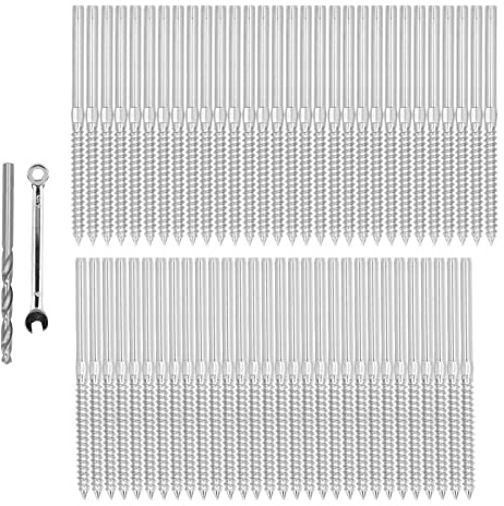 Swage Lag Screw Deck Reling System Links Rechts Gewinde Seil Reling System Hardware Set Kit