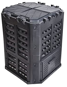 Mondo Viro Composteur à bidon en plusieurs litres idéal pour les jardins et l'utilisation extérieure en plastique durable (1, 360 litres)