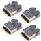 RiToEasysports 4 PCS 2 in 1 1 8S Lipo Battery Voltage Tester Monitor Low Voltage Buzzer Alarm RC Battery Checker Aircraft Model Accessories