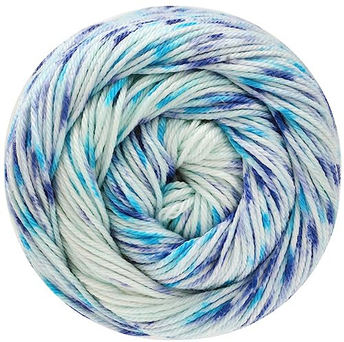 LANA GROSSA Cotone Spray Degrade | Baumwollbasicgarn | Handstrickgarn aus 100% Baumwolle | 50g Wolle zum Stricken & Häkeln | 125m Garn FB 225