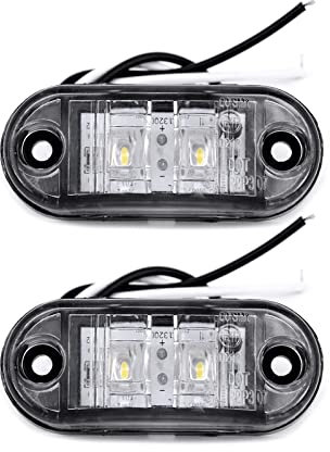 Marker Lights Auto Seitenmarkierung Rücklicht Anhänger LKW Seitenmarkierungsleuchte Weiß LKW Seitenlicht Signalleuchten