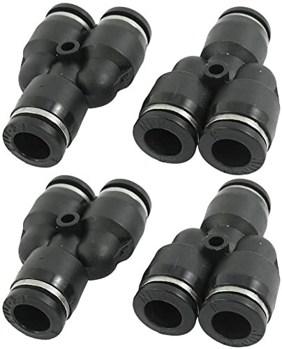 XYZOOM 4 pièces 8 mm à 8 mm en forme de Y 3 voies raccord pneumatique à joint rapide(40f4b a0795 12797 8a5d2 d034b f0ef7