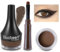 Boobeen Eyeliner Gel Eyeliner Wischfester Eyeliner Gel Make-up Hochpigmentiertes Augen-Make-up-Set Langanhaltend für den ganzen Tag Einfach aufzutragen (Dunkelbraun)